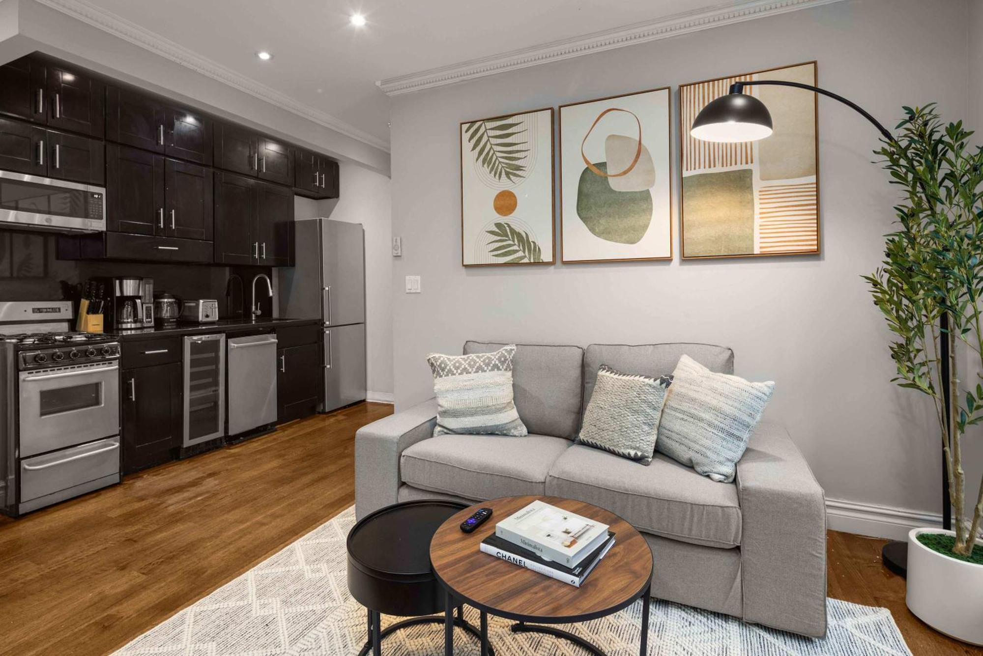 Pangsapuri Sleek Lower East Side Retreat New York
